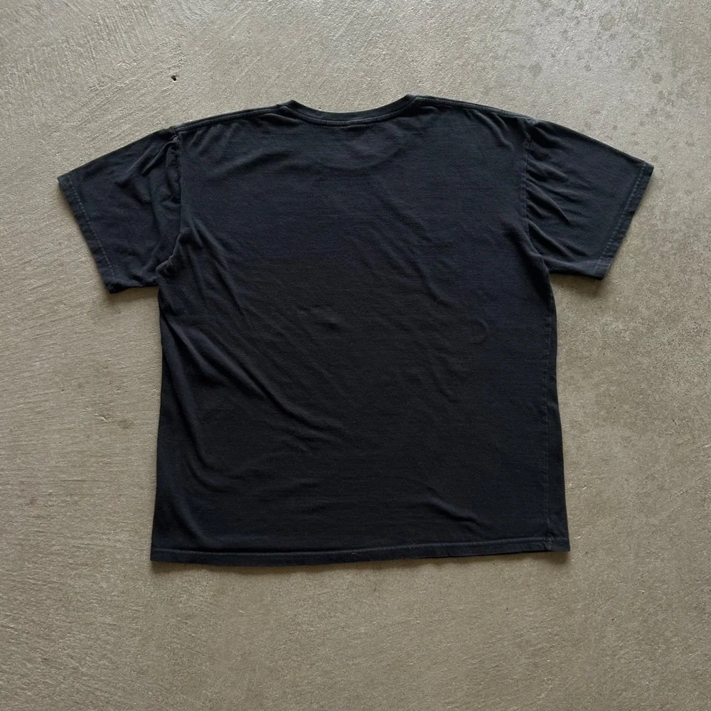 Vintage Falling In Reverse Shirt Size Large Black Skeleton Cat‎ Heavy Metal Band